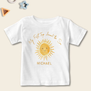Camiseta Primeira Viagem Ao Redor Do Sol Aniversário