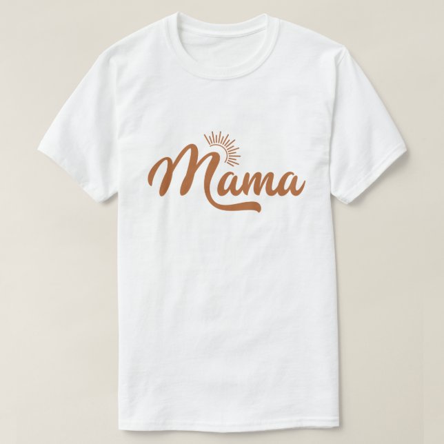 Camiseta Primeira viagem ao redor do sol Mama Matching T-sh (Frente do Design)