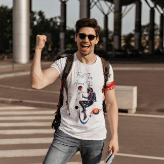 Camiseta Primeira viagem ao redor do Sol moderna