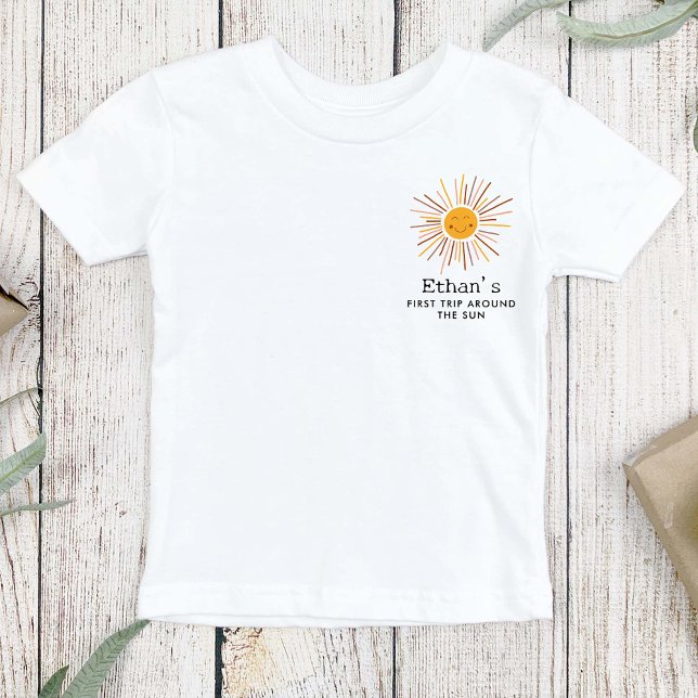 Camiseta Primeira Viagem Em Torno Do Boho Do primeiro anive (Criador carregado)