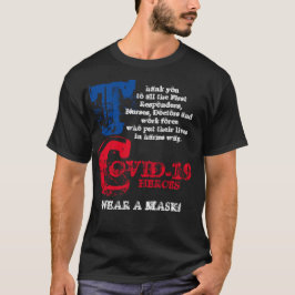 CAMISETA PRIMEIRAS RESPOSTAS, ENFERMEIRA, MÉDICOS OBRIGADOS