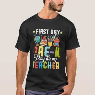 Camiseta Primeiro 1Rua De Rezar Para O Meu Professor De Vol