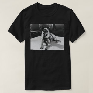 Camiseta Primeiro animal a orbitar o Cão da Terra Laika