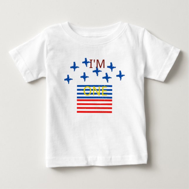 Camiseta  Primeiro Aniversário  (Frente)