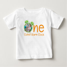 CAMISETA PRIMEIRO ANIVERSARIO BABY FECHA FOTO PERSONALIZADA