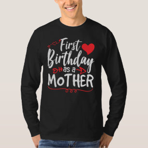 Camiseta Primeiro Aniversário Como Festa Mãe Mãe Mamãe Mãe 