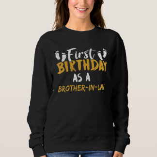 Camiseta Primeiro Aniversário Como Irmão De Direito Celebra