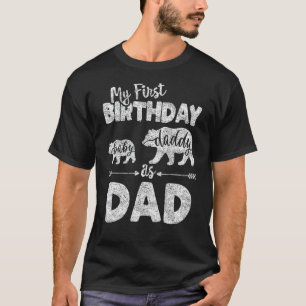 Camiseta Primeiro aniversário como PAI, Engraçado Presente
