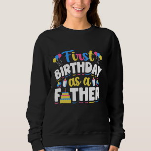 Camiseta Primeiro Aniversário Como Pai Pai Partido Pai Birt