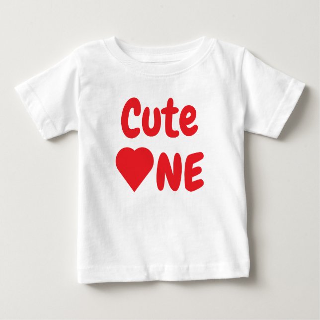 Camiseta Primeiro aniversario Cute One (Frente)