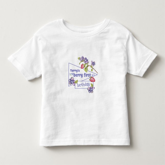 Camiseta Primeiro Aniversário da Berry (Frente)