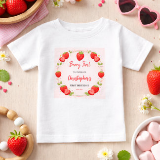 Camiseta Primeiro Aniversário de Berry | Primeiro Aniversár