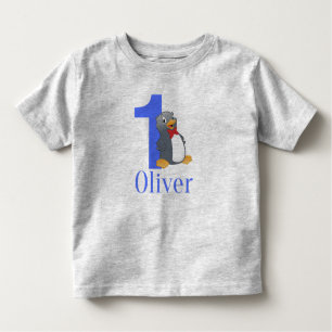 Camiseta primeiro aniversario de Blue Boys - Oliver Birthda