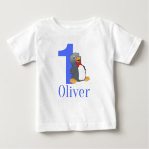 Camiseta primeiro aniversario de Blue Boys - Oliver Birthda