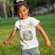 Camiseta Primeiro aniversario De Cogumelo De Primeira Madei (Fairy First Woodland Animals Mushrooms Girl's 1st Birthday T-Shirt)