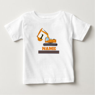 Camiseta primeiro aniversario de construção - personaliza