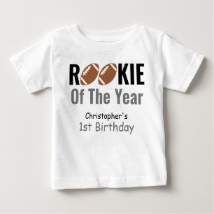 Camiseta Primeiro aniversario de futebol da Rookie