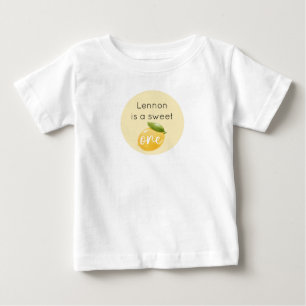 Camiseta Primeiro aniversario de limão doce