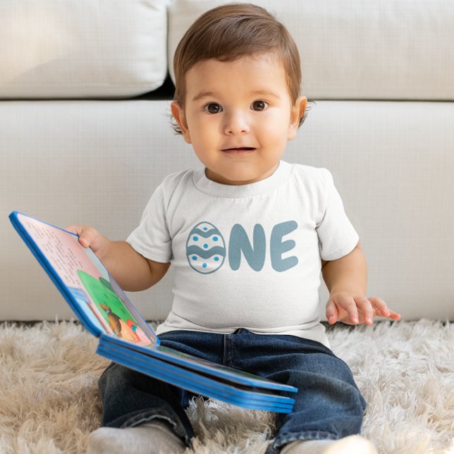 Camiseta Primeiro aniversario de Ovos de Páscoa (Criador carregado)