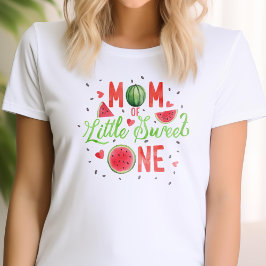 Camiseta Primeiro aniversario de Verão de melancia, mamãe