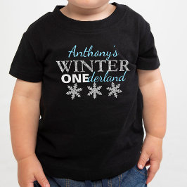 Camiseta Primeiro aniversario de Winter ONEderland