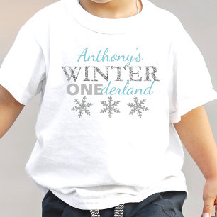 Camiseta Primeiro aniversario de Winter ONEderland