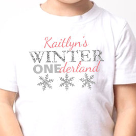 Camiseta Primeiro aniversario de Winter ONEderland