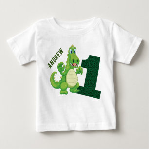 Camiseta primeiro aniversario Dinossauro Personalizado