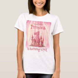 Camiseta Primeiro aniversario do Castelo Rosa da Princesa