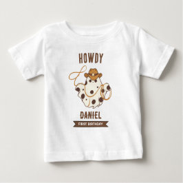 Camiseta Primeiro Aniversário do Cowboy Fantasma