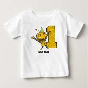 Camiseta Primeiro aniversario do robô