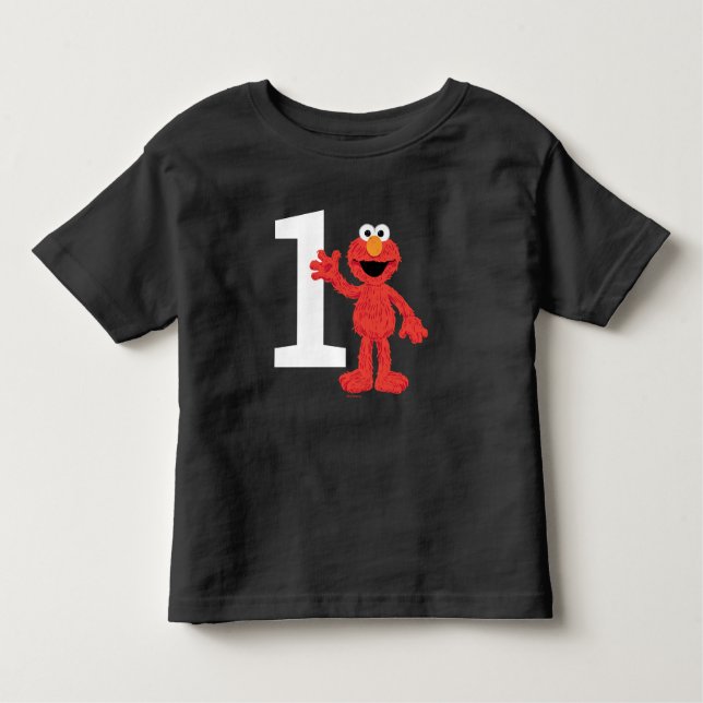 Camiseta Primeiro aniversario Elmo Simples (Frente)