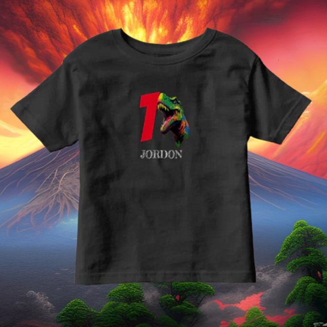 Camiseta Primeiro aniversario Feliz Dino (Bring your dream party to life with our selection of quality Dinosaur themed party supplies )