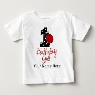 Camiseta primeiro aniversario - Lady Bug - 1 - Ladybug