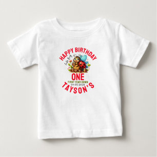 Camiseta Primeiro aniversario Ladybug   Partido do Tema do 
