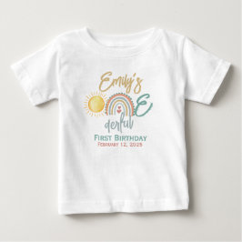 Camiseta Primeiro Aniversário Maravilhoso da Menina