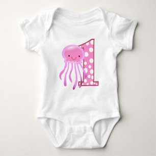 Camiseta Primeiro Aniversário, medusa