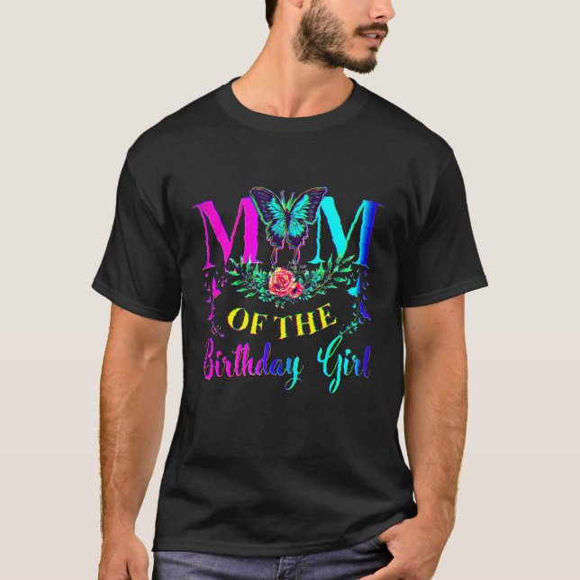 Camiseta primeiro aniversario Para Mamãe Correspondente À B (Frente)