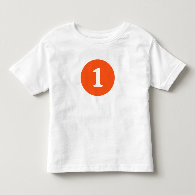 Camiseta Primeiro aniversário personalizado (Frente)