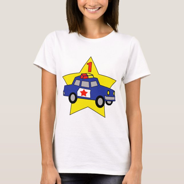 Camiseta Primeiro aniversario policial (Frente)