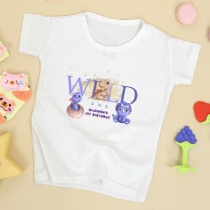 Camiseta Primeiro aniversario Simples Engraçado Dino