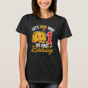 Camiseta primeiro aniversario Taco Terça-feira Tacos Vamos