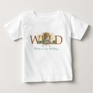 Camiseta Primeiro aniversario Wild One Boy