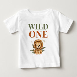 Camiseta Primeiro Aniversário Wild One Safari