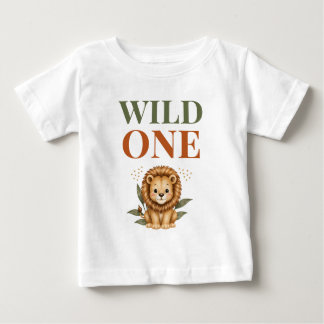 Camiseta Primeiro Aniversário Wild One Safari