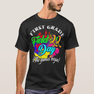 Camiseta Primeiro ano de campo 2022 Deixe os jogos começare