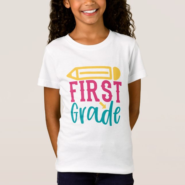 Camiseta Primeiro ano na escola (Frente)