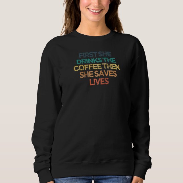 Camiseta Primeiro Bebe Café E Poupa Vidas (Frente)