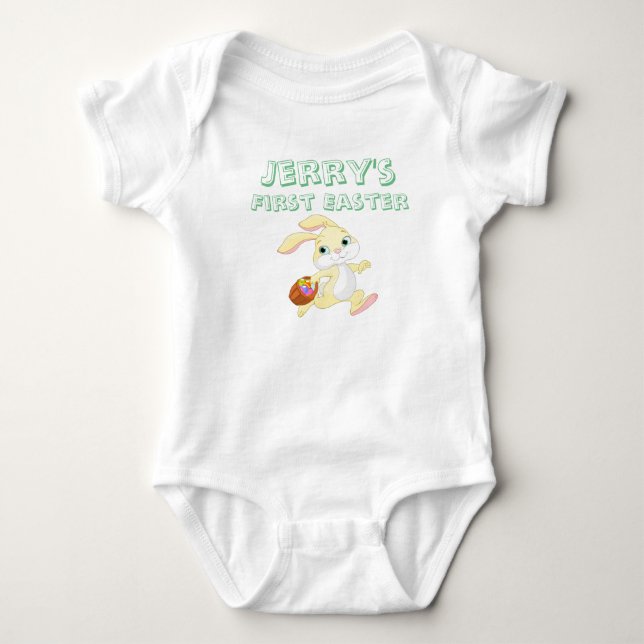 Camiseta Primeiro bebê da páscoa (Frente)