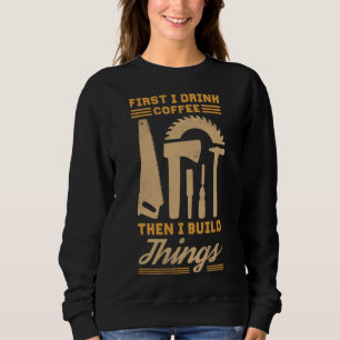 Camiseta Primeiro Bebo Café E Depois Construo Coisas